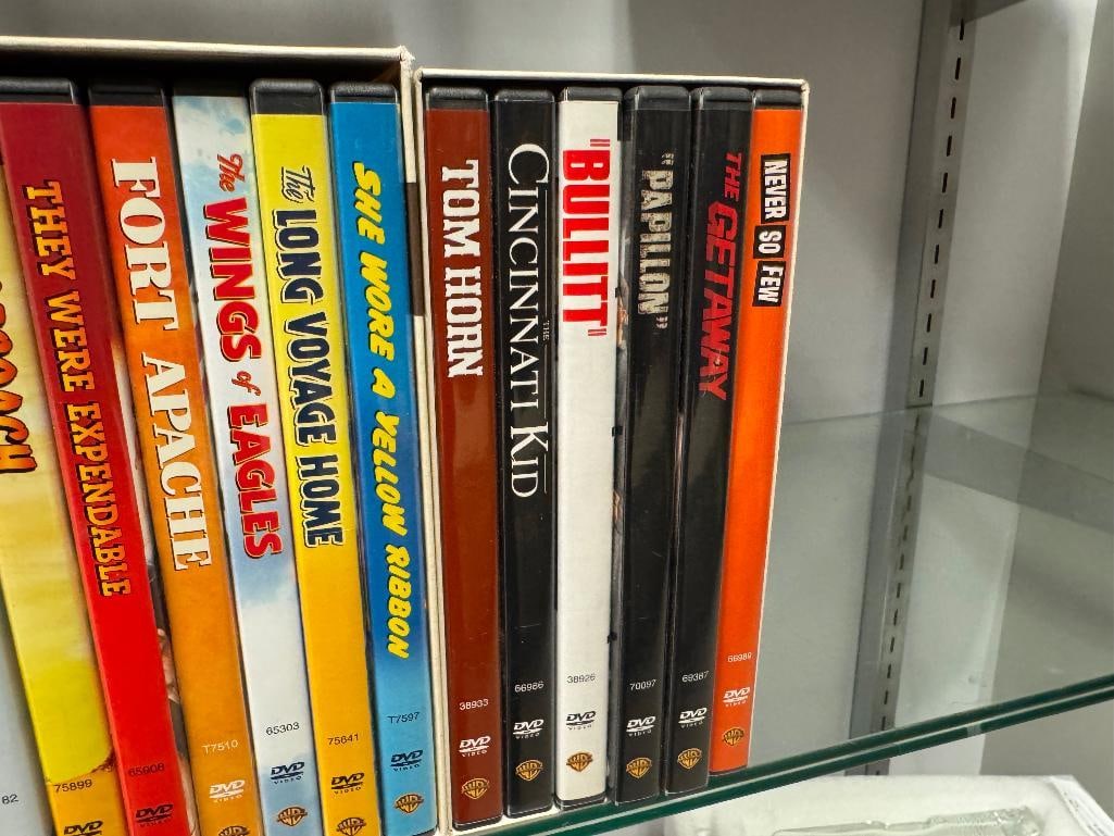 36 ASSORTED WESTERN DVDS INCLUDING JOHN WAYNE JOHN FORD FILM COLLECTION AND STEVE MCQUEEN COLLECT... - 7