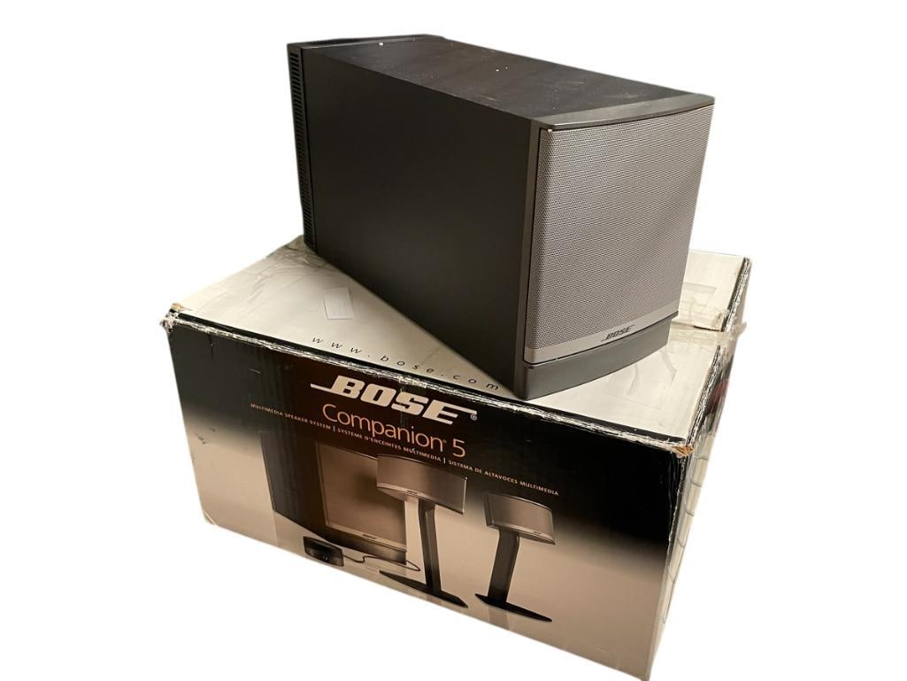 BOSE COMPANION 5 MULTIMEDIA SPEAKER SYSTEM SET IN ORIGINAL BOX (1 of 15)