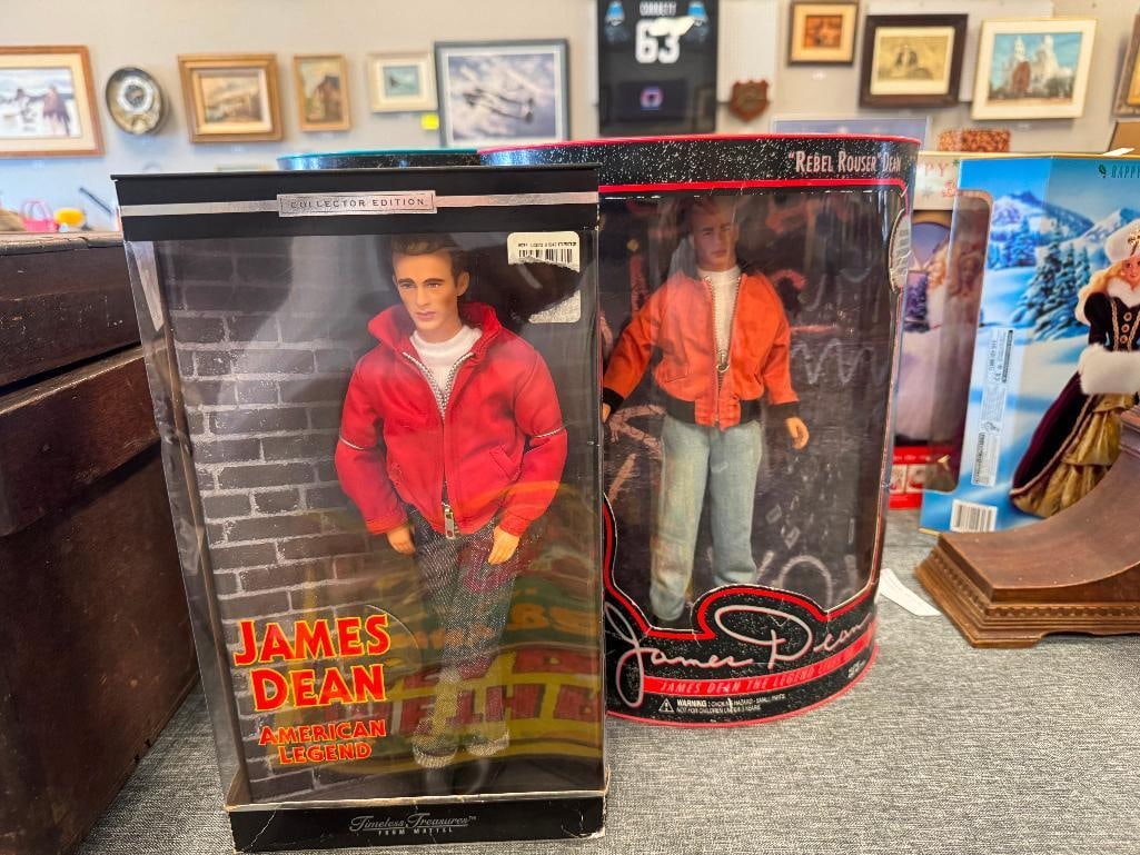 DSI AND MATTEL JAMES DEAN AMERICAN ICON VINYL DOLLS (1 of 16)