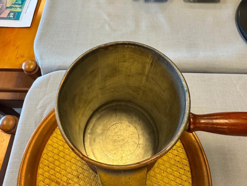 VINTAGE LA BELLE CUISINE MEXICO COPPER AND BRASS COFFEE SET - 12