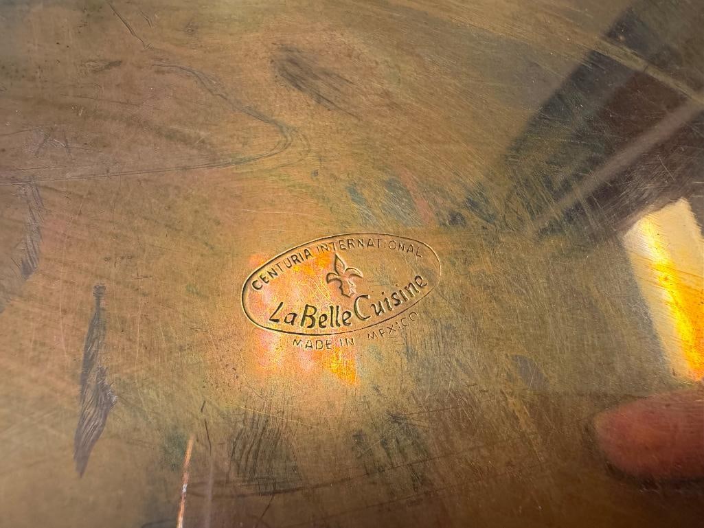 VINTAGE LA BELLE CUISINE MEXICO COPPER AND BRASS COFFEE SET - 16