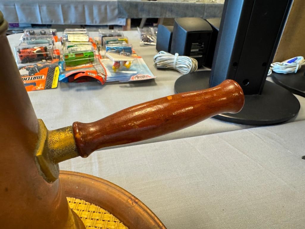 VINTAGE LA BELLE CUISINE MEXICO COPPER AND BRASS COFFEE SET - 2