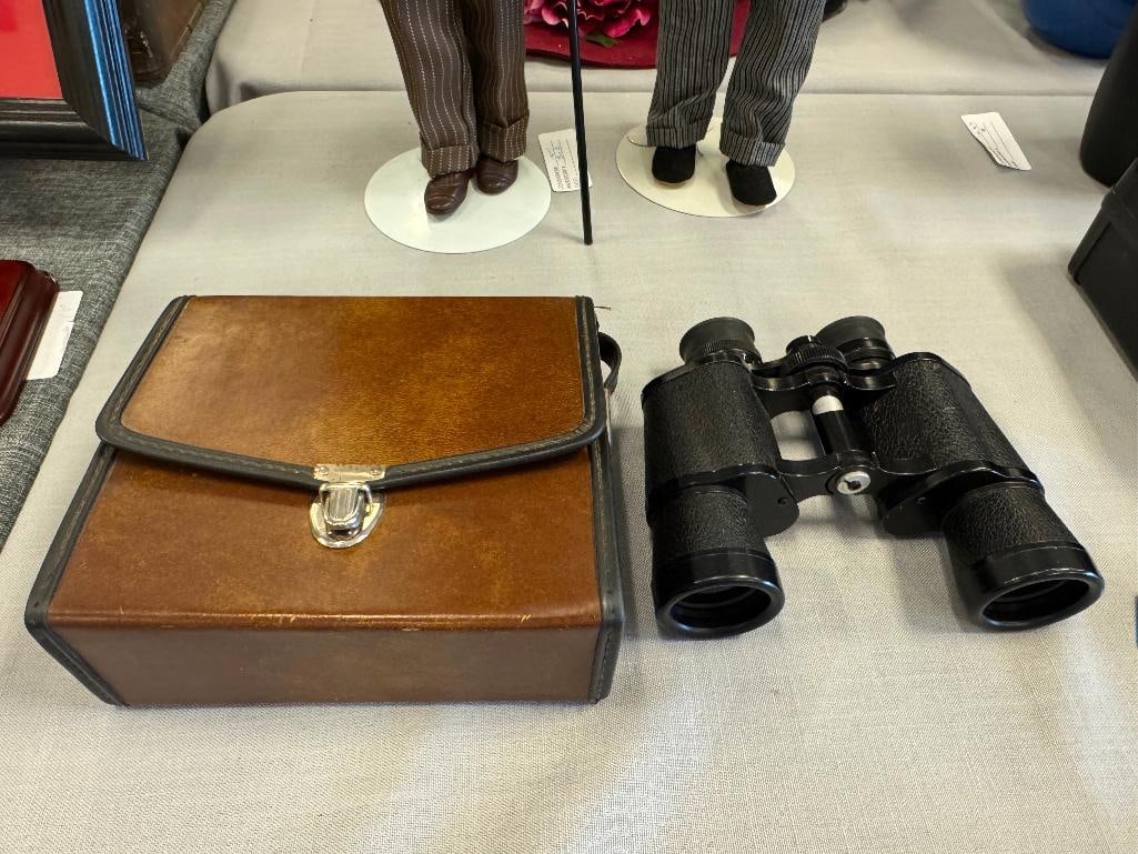 VINTAGE BUSHNELL SPORTVIEW 7X35 BINOCULARS WITH CASE (1 of 14)