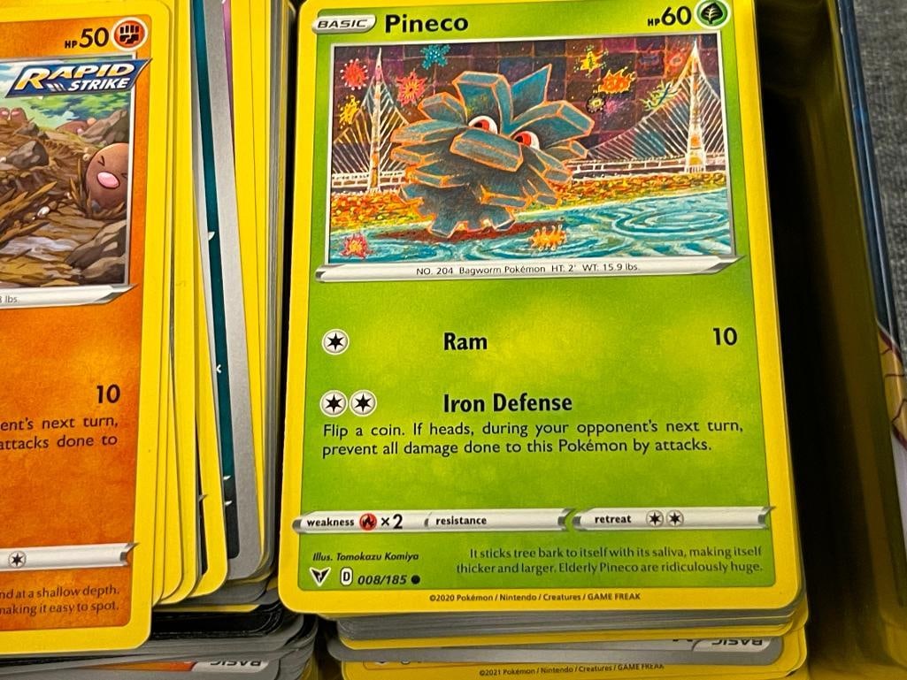 OVER 300 PLUS POKEMON COLLECTOR TRADING CARDS WITH COLLECTOR TIN CIRCA 2020-2024 - 10