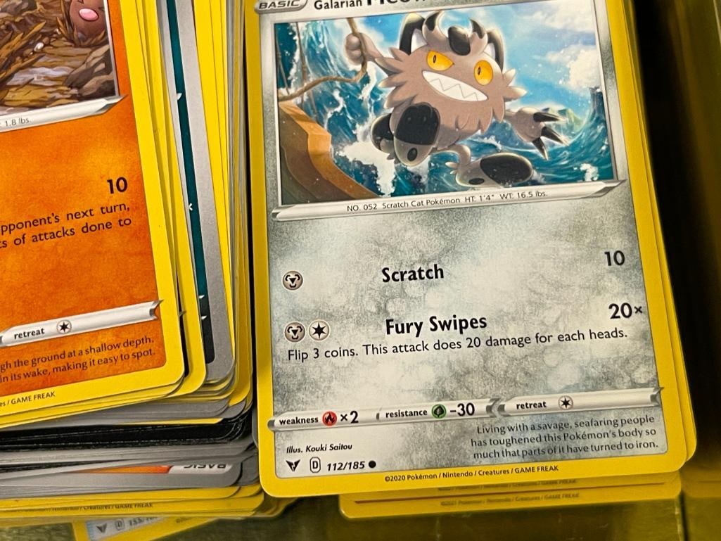 OVER 300 PLUS POKEMON COLLECTOR TRADING CARDS WITH COLLECTOR TIN CIRCA 2020-2024 - 11