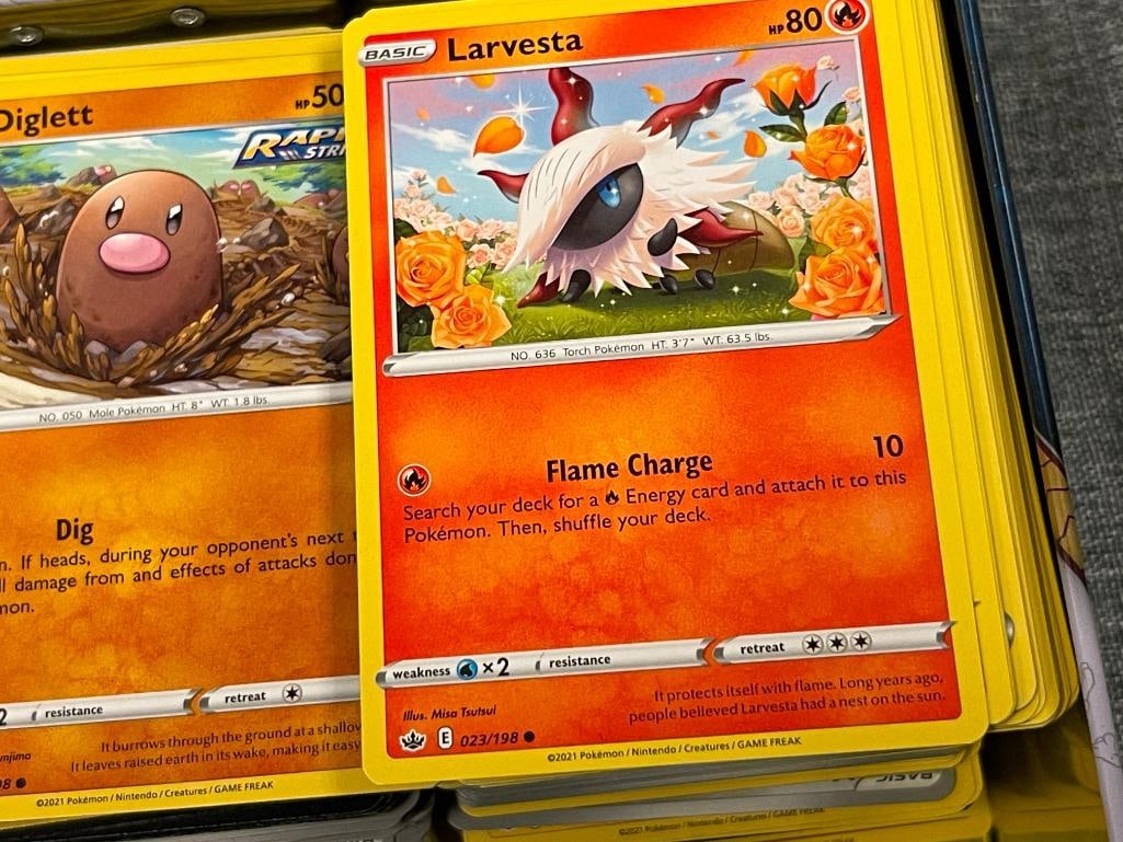 OVER 300 PLUS POKEMON COLLECTOR TRADING CARDS WITH COLLECTOR TIN CIRCA 2020-2024 - 8