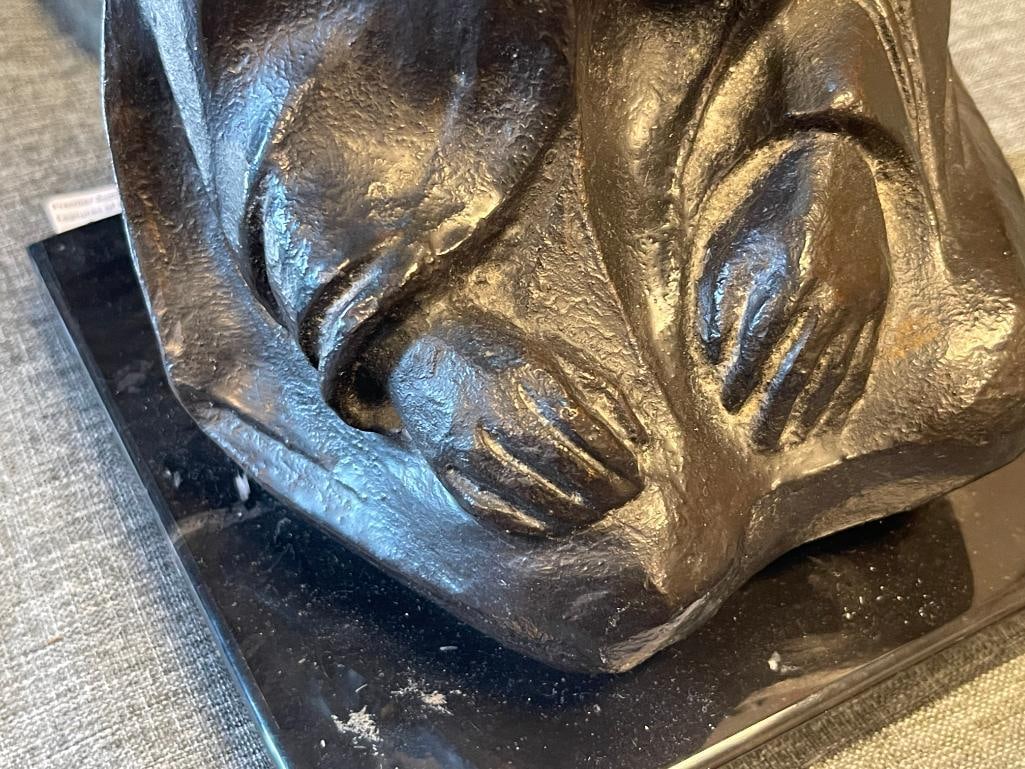 JOSE LUIS CUEVAS MEXICAN MODERNIST ARTIST LIMITED EDITION SCULPTURE - 4