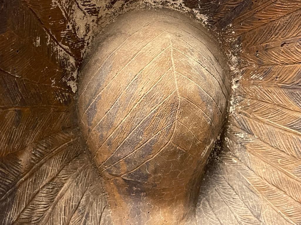 APSIT BROS OF CALIF. CAST CEMENT NATIVE AMERICAN CHIEF BUST CIRCA 1970'S / 1980'S - 10