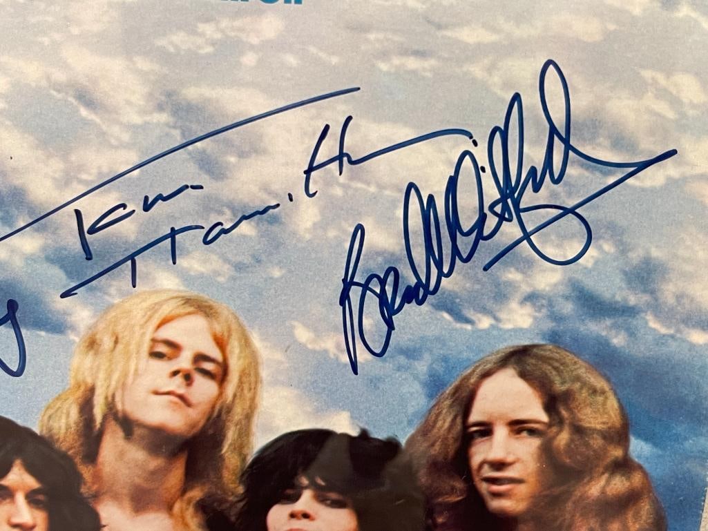 AEROSMITH ROCK N ROLL BAND AUTOGRAPHED ALBUM COVER FEATURING DREAM ON CIRCA 1996 - 5