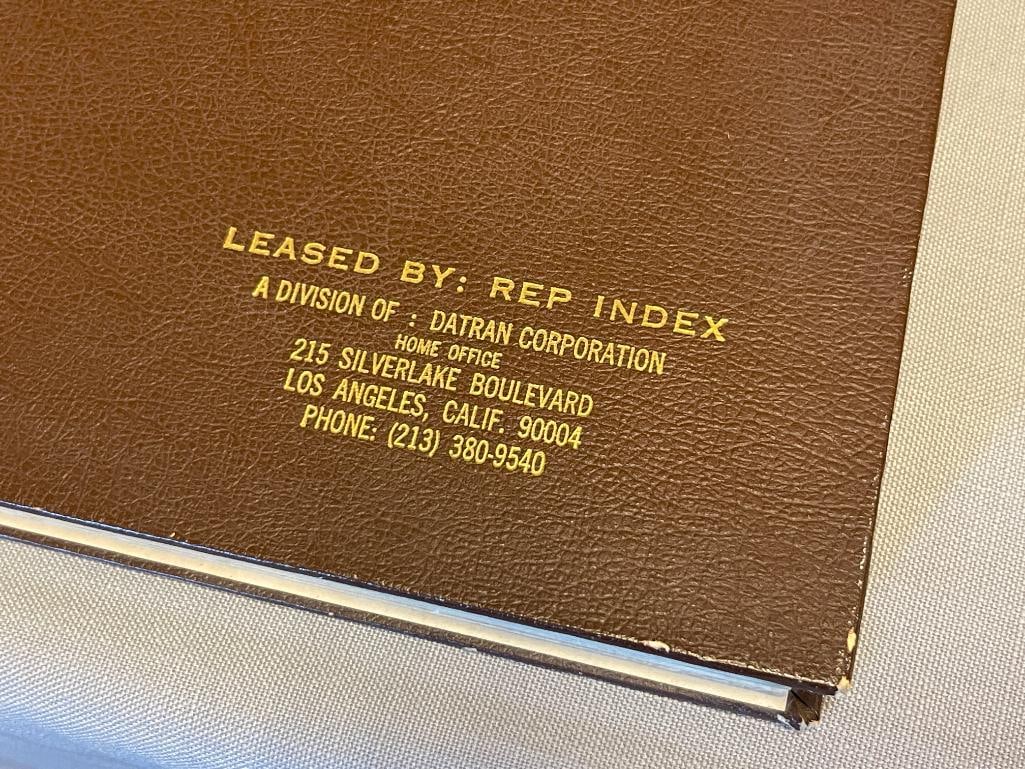 WASHOE COUNTY 1973-74 AERIAL BOOK WITH AERIAL PHOTOS / MAPS LARGE FORMAT - 2