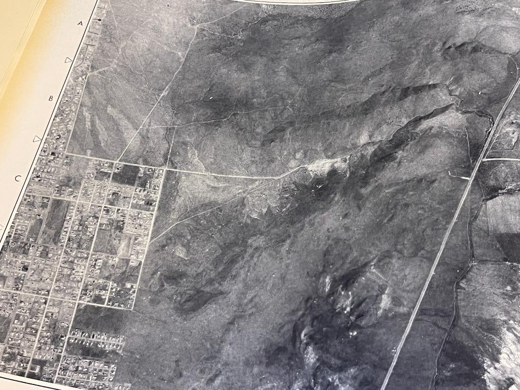 WASHOE COUNTY 1973-74 AERIAL BOOK WITH AERIAL PHOTOS / MAPS LARGE FORMAT - 7