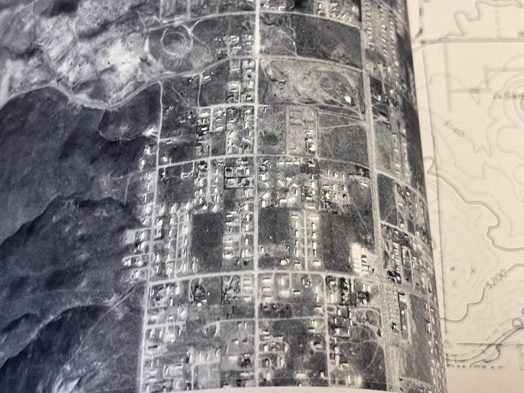 WASHOE COUNTY 1973-74 AERIAL BOOK WITH AERIAL PHOTOS / MAPS LARGE FORMAT - 9