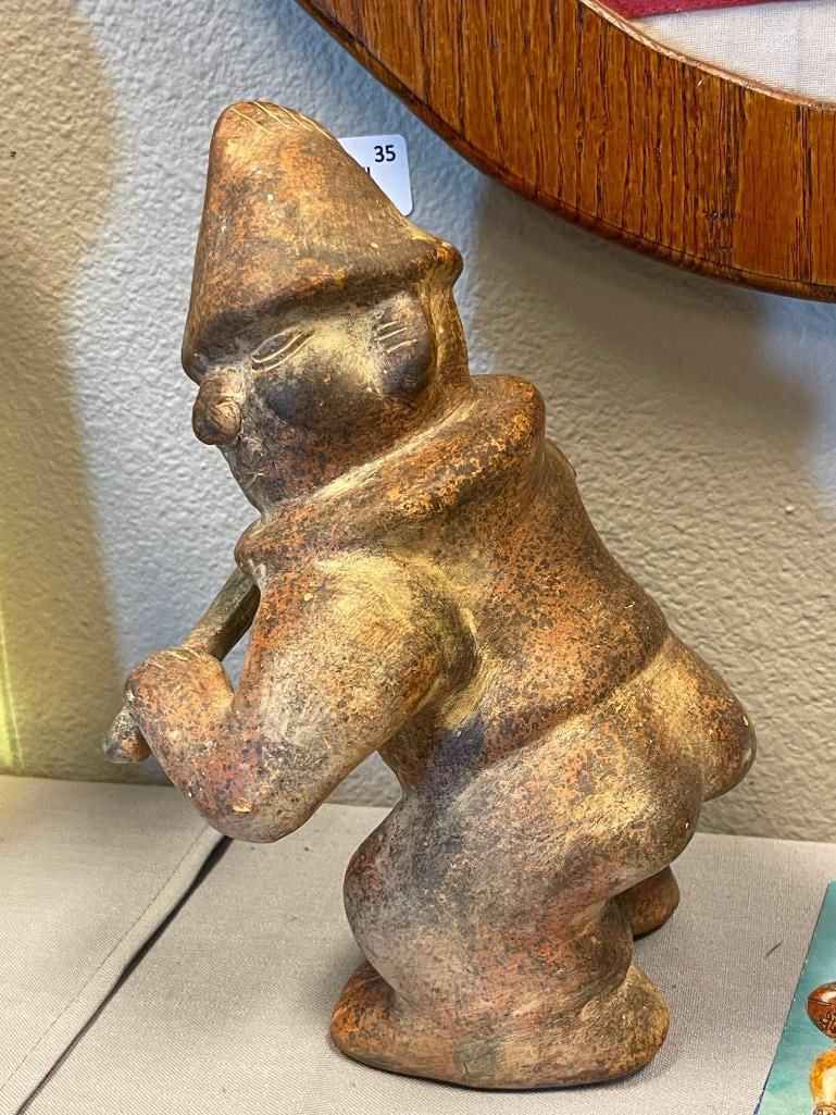 JALISCO STANDING WARRIOR TERRACOTS SCULPTURE - 5