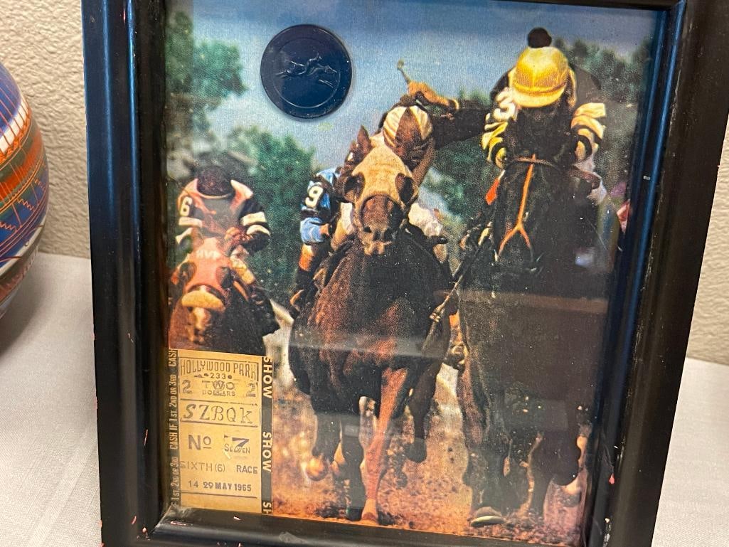 1977 SEATTLE SLEW TRIPLE CROWN WINNER WITH JEAN CRUGUET KENTUCKY DERBY REPRODUCTION PHOTO - 2