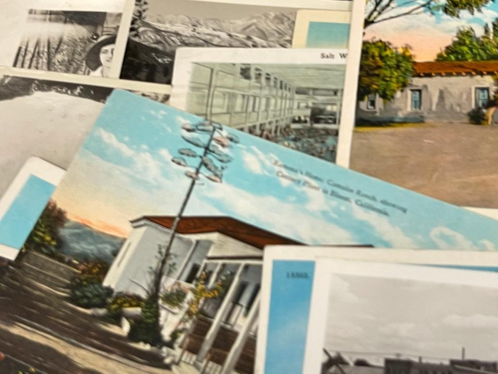 OVER 30 PLUS VINTAGE POSTCARDS MAINLY OF CALIFORNIA LANDMARKS / LANDSCAPES - 3