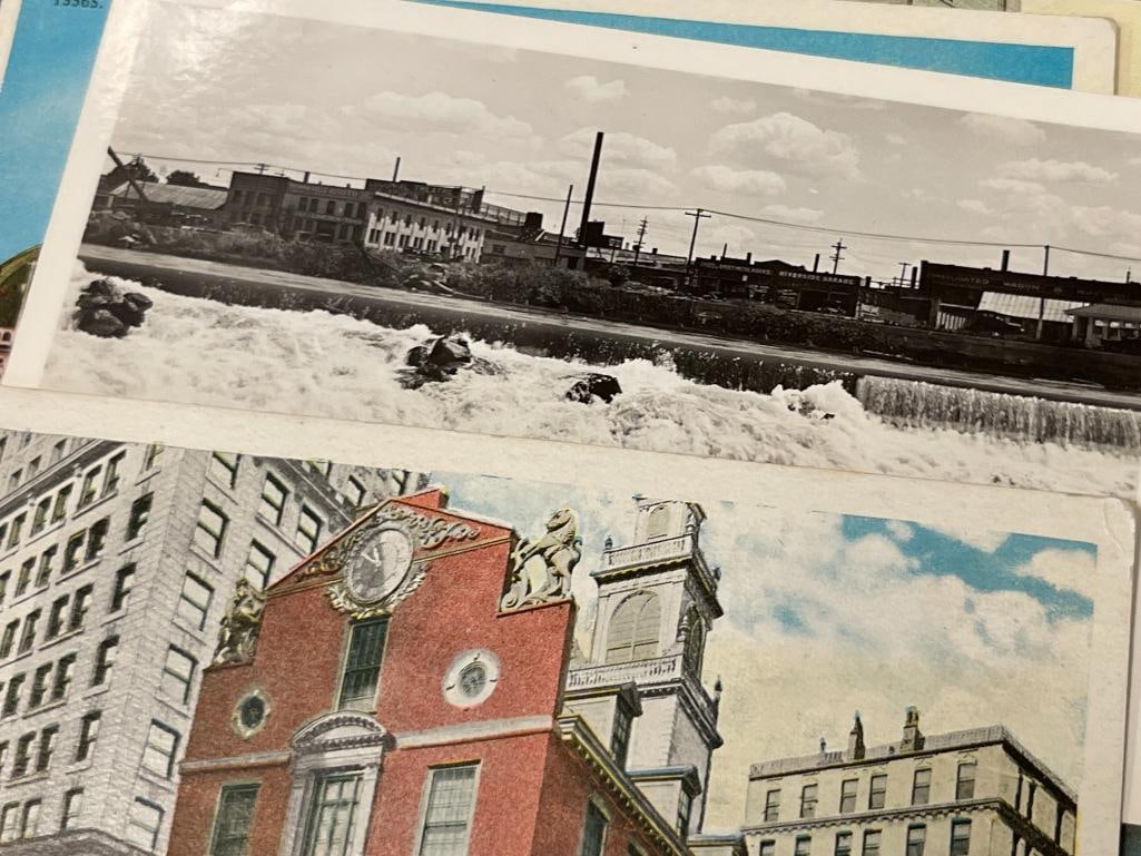 OVER 30 PLUS VINTAGE POSTCARDS MAINLY OF CALIFORNIA LANDMARKS / LANDSCAPES - 4