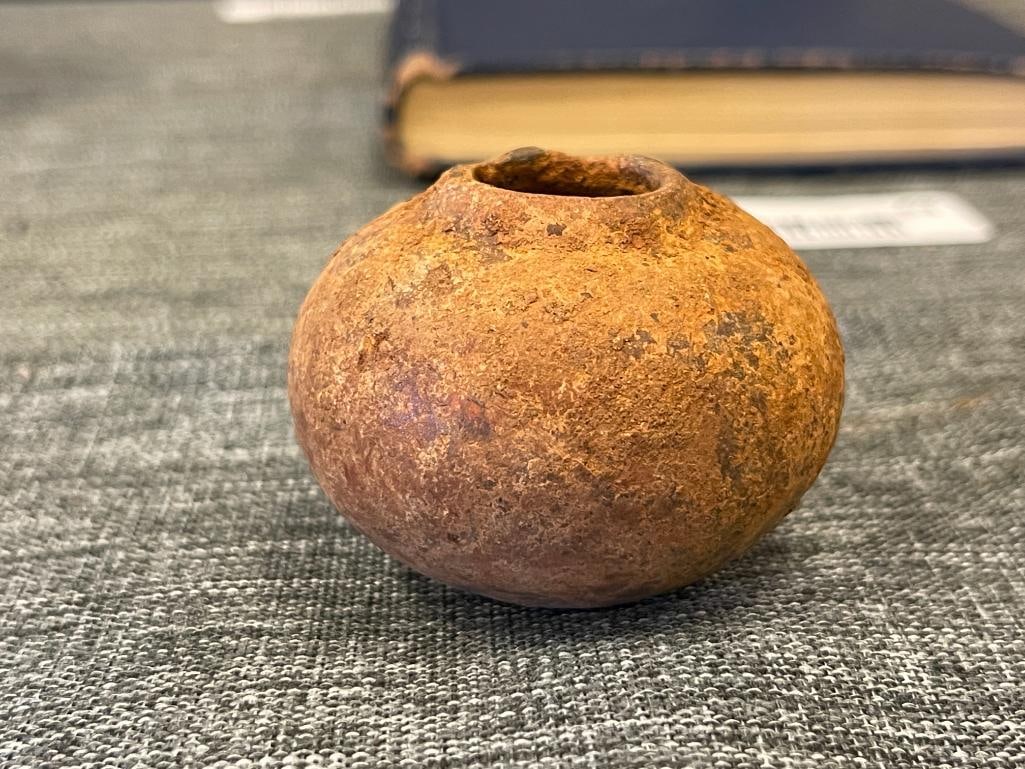 PRE-COLUMBIAN ANCIENT MINIATURE ROUND BOTTOM POTTERY BOWLS / ARTIFACTS - 5