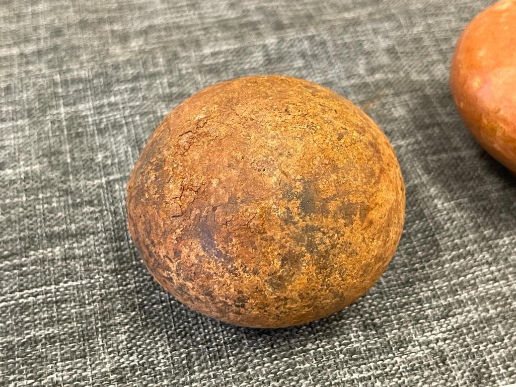 PRE-COLUMBIAN ANCIENT MINIATURE ROUND BOTTOM POTTERY BOWLS / ARTIFACTS - 6