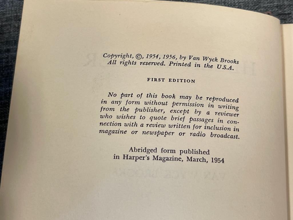1956 HELEN KELLER SKETCH FOR A PORTRAIT BY VAN WYCK BROOKS WITH PHOTOGRAPH - 5