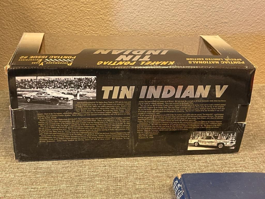 TIN INDIAN KNAFEL PONTIAC LIMITED EDITION BY ERTL COLLECTIBLES - 6