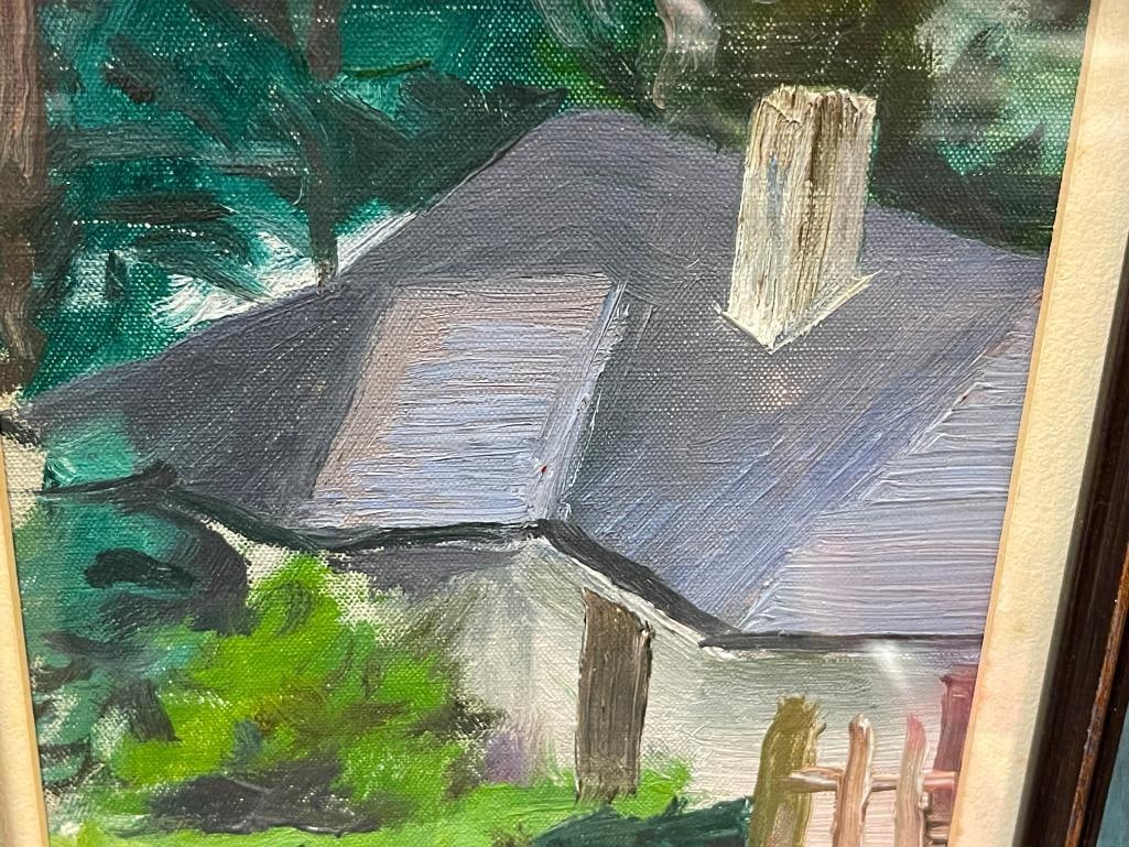 ARTHUR KIMMEL GETZ AMERICAN ILLUSTRATOR ORIGINAL OIL ON CANVAS BOARD PAINITING - 3