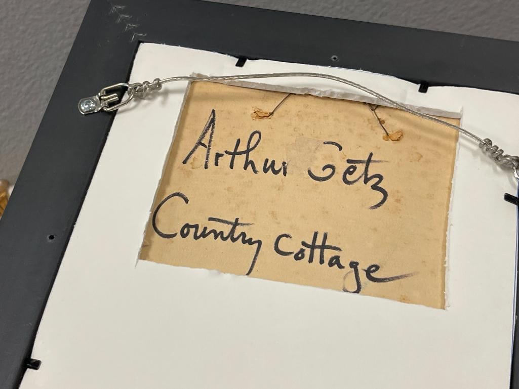 ARTHUR KIMMEL GETZ AMERICAN ILLUSTRATOR ORIGINAL OIL ON CANVAS BOARD PAINITING - 5