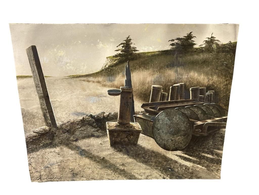 MICHAEL LLOYD WELL KNOWN SILVERSMITH AND ARTIST ORIGINAL WATERCOLOR ON TEMPURA PAPER (1 of 7)