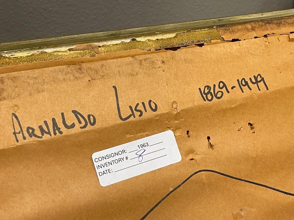 ARNALDO LISIO ITALIAN PAINTER BORN IN MOLISE ORIGINAL WATERCOLOR ON PAPER - 7