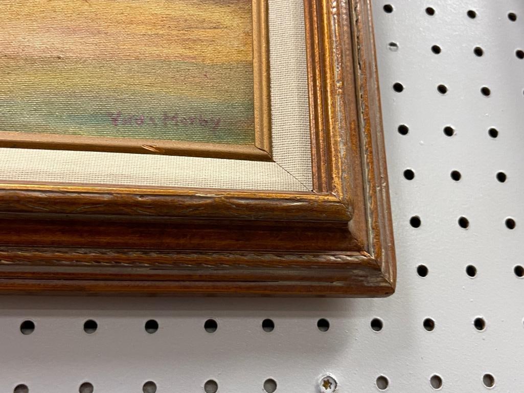 VELDA MORBY MINA, NV BORN ARTIST ORIGINAL OIL ON CANVAS TITLED HUMBOLDT HOUSE - 6