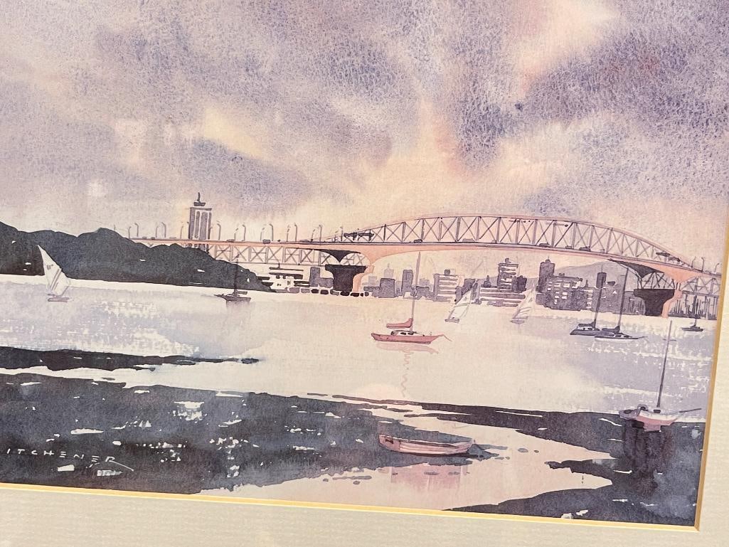 ROBERT MITCHENER CONTERMPORARY POSTWAR AMERICAN ARTIST PRINT - 2