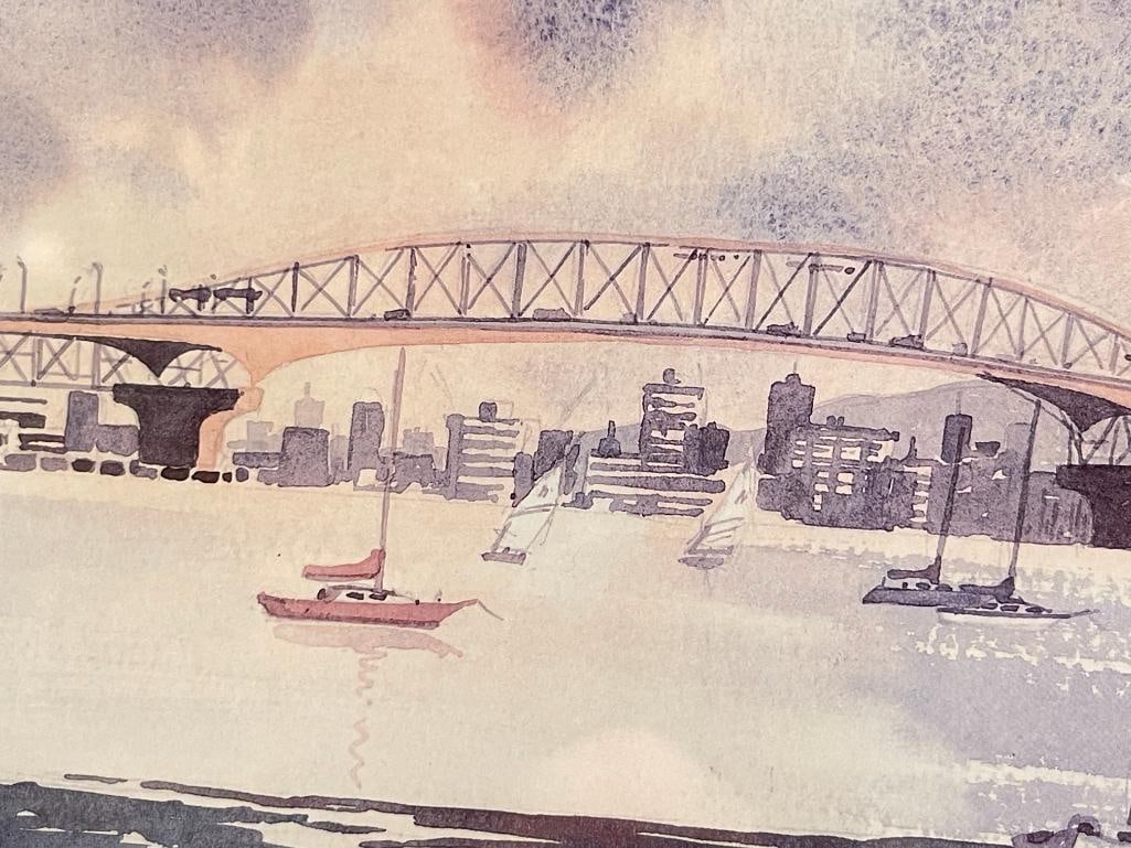 ROBERT MITCHENER CONTERMPORARY POSTWAR AMERICAN ARTIST PRINT - 3