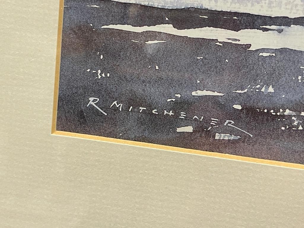 ROBERT MITCHENER CONTERMPORARY POSTWAR AMERICAN ARTIST PRINT - 4