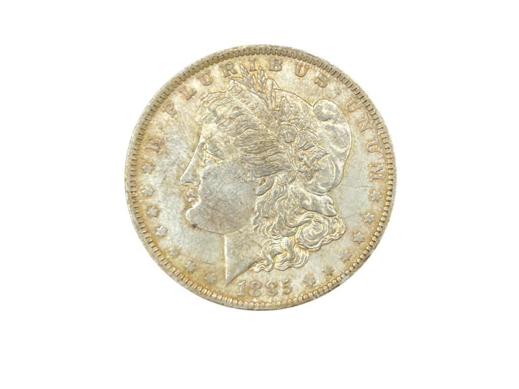 1885-O U.S. MORGAN SILVER DOLLAR (1 of 6)