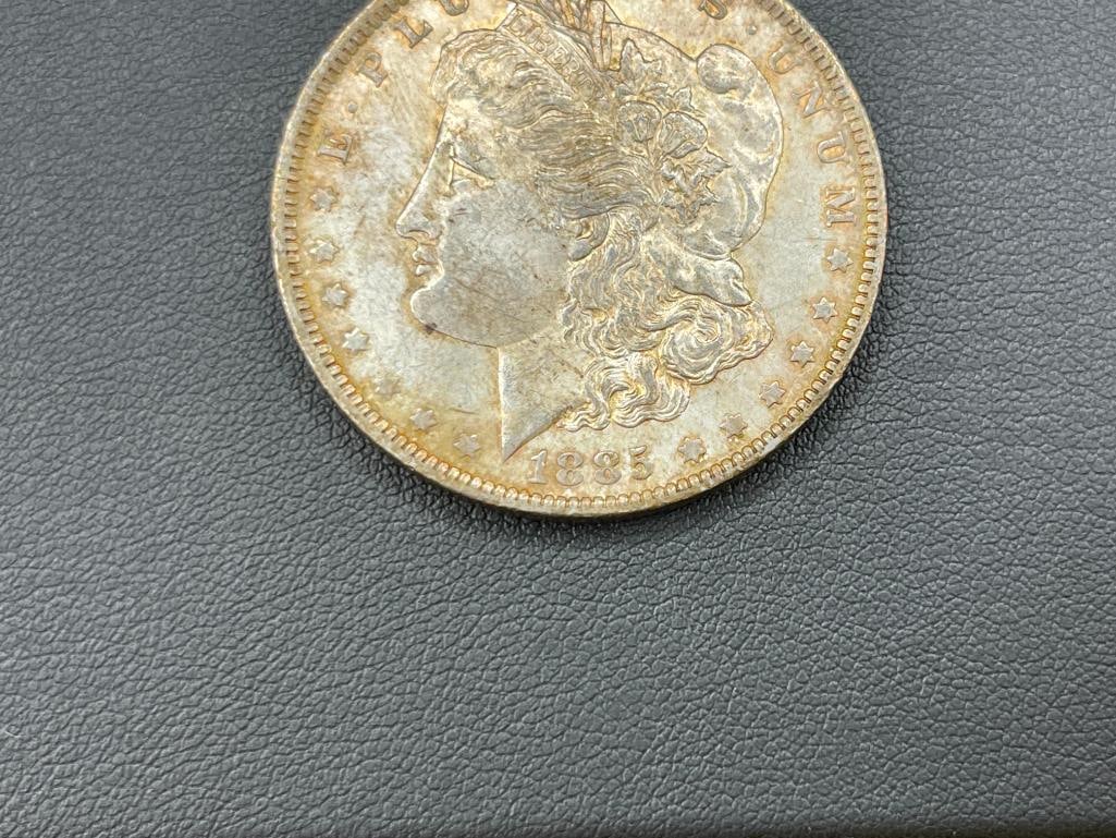 1885-O U.S. MORGAN SILVER DOLLAR - 3