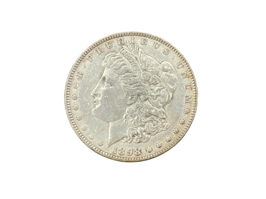 1898 U.S. MORGAN SILVER DOLLAR (1 of 6)