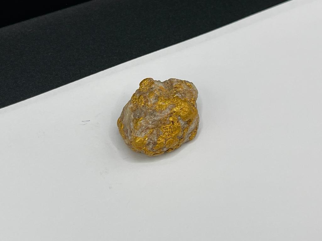 IMPRESSIZE GOLD NUGGET AND QUARTZ SPECIMEN - 2