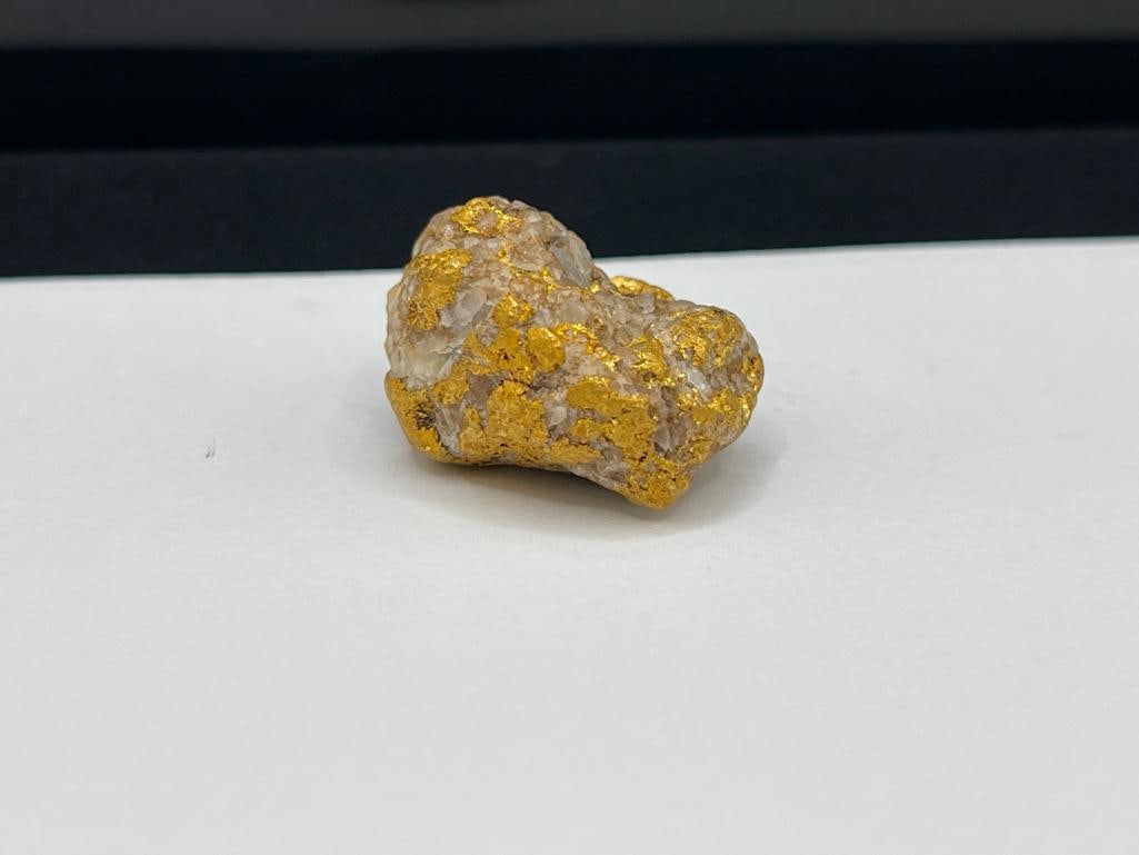 IMPRESSIZE GOLD NUGGET AND QUARTZ SPECIMEN - 5