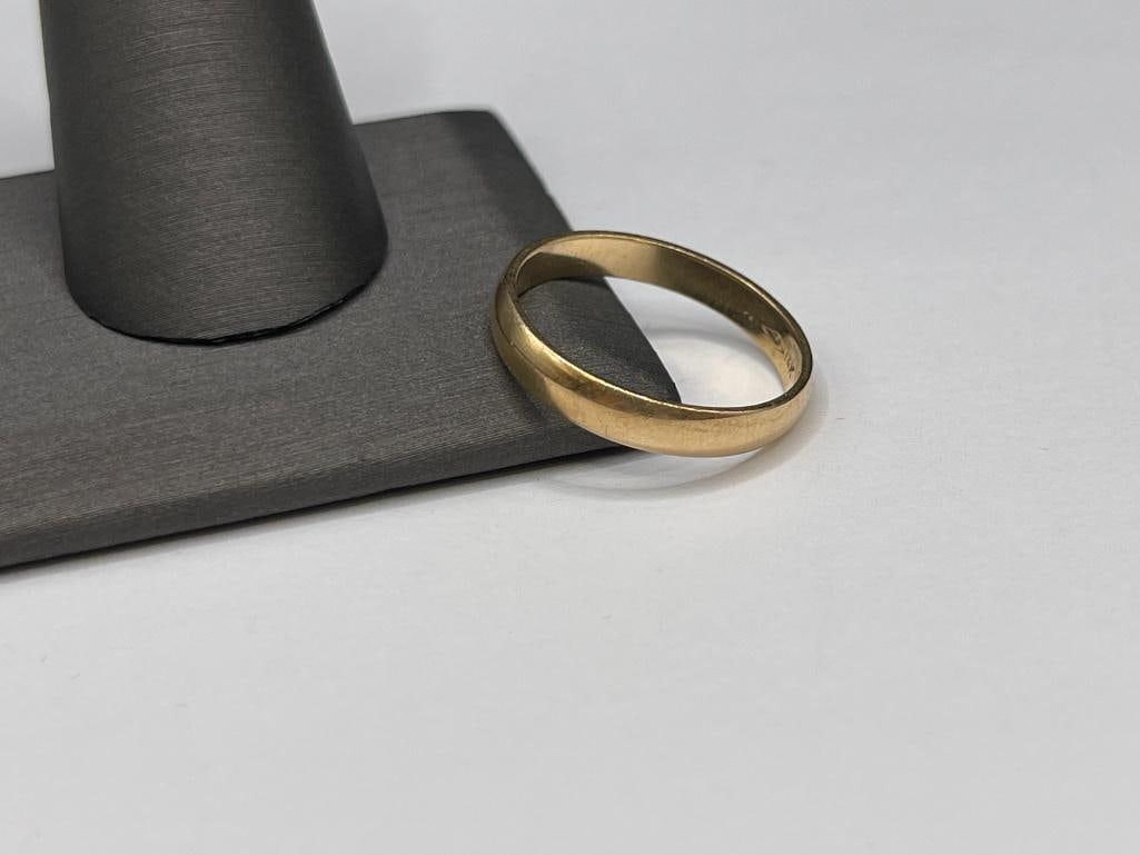 MEN'S 14K YELLOW GOLD WEDDING BAND - 3