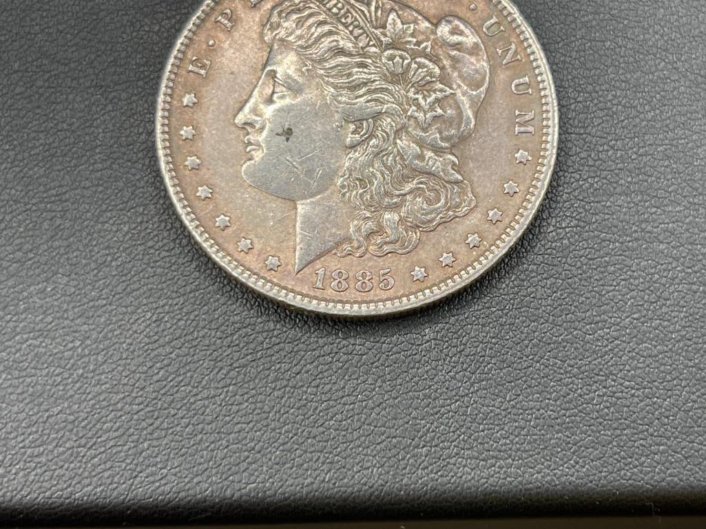 1885 U.S. MORGAN SILVER DOLLAR - 3