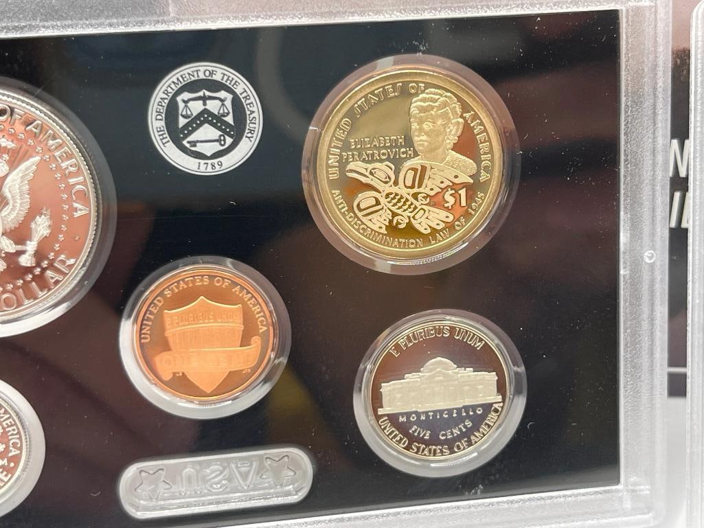 2020 U.S. MINT SILVER PROOF SET FEATURING SEVEN .999 FINE SILVER COINS - 11