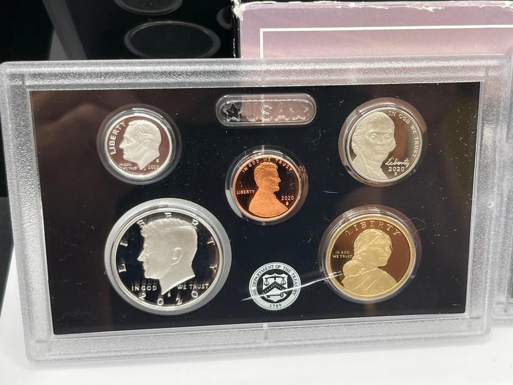 2020 U.S. MINT SILVER PROOF SET FEATURING SEVEN .999 FINE SILVER COINS - 2