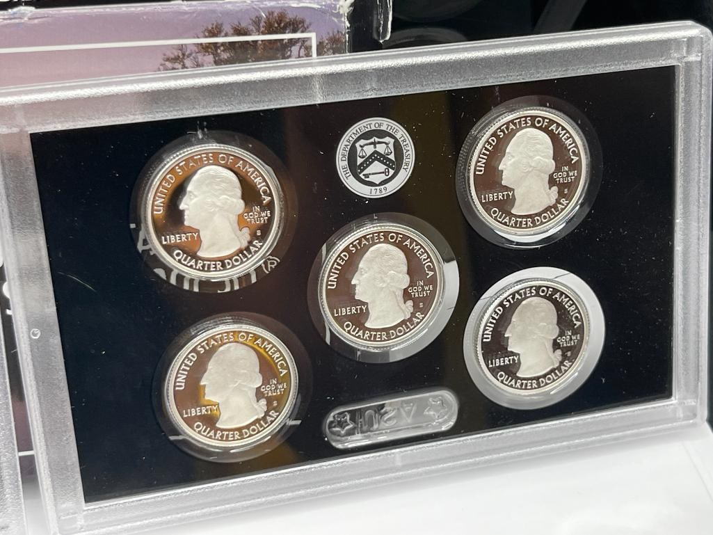 2020 U.S. MINT SILVER PROOF SET FEATURING SEVEN .999 FINE SILVER COINS - 7