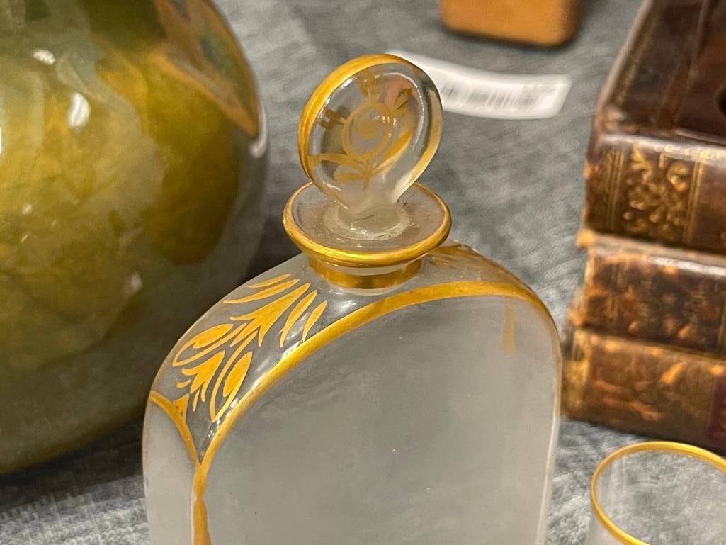 LATE 19TH, EARLY 20TH CENTURY FRENCH TROMPE L'OEIL LIQUOOR TANTALUS BOX OR LIQUOR CELLAR - 6