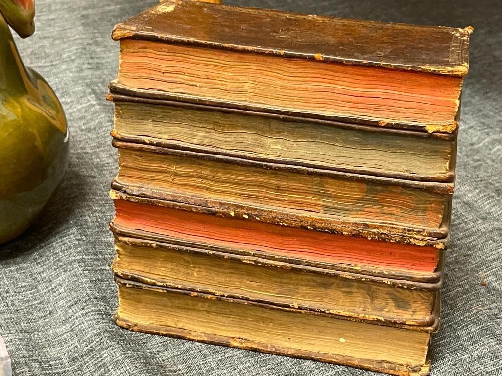 LATE 19TH, EARLY 20TH CENTURY FRENCH TROMPE L'OEIL LIQUOOR TANTALUS BOX OR LIQUOR CELLAR - 8