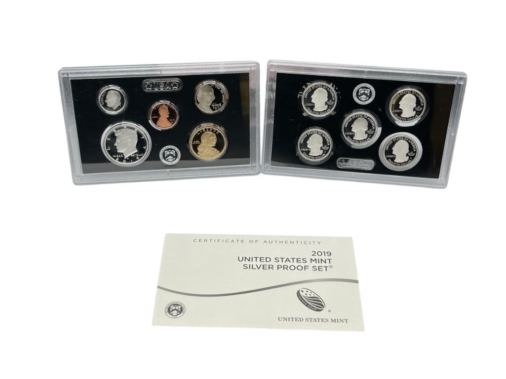 2019 U.S. MINT LIMITED EDITION SILVER PROOF SET FEATURING SEVEN .999 FINE SILVER COINS (1 of 12)
