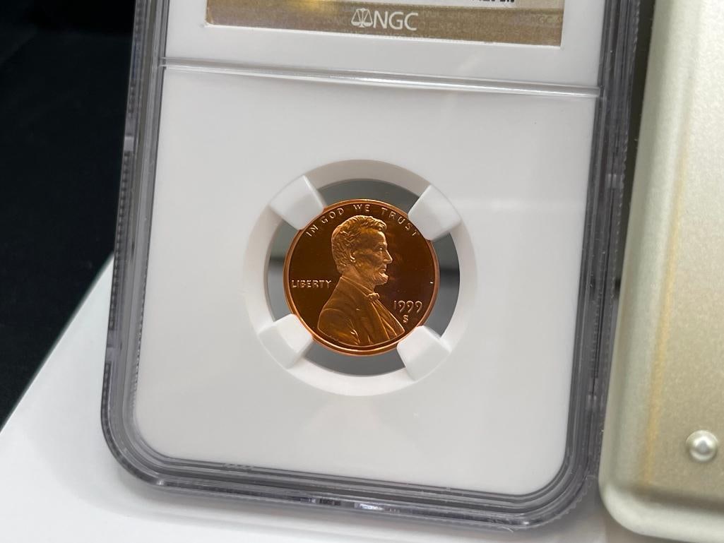 1999 - 2008-S U.S. LINCOLN PENNY SET GRADED BY NGC PF69 RD ULTRA CAMEO - 4