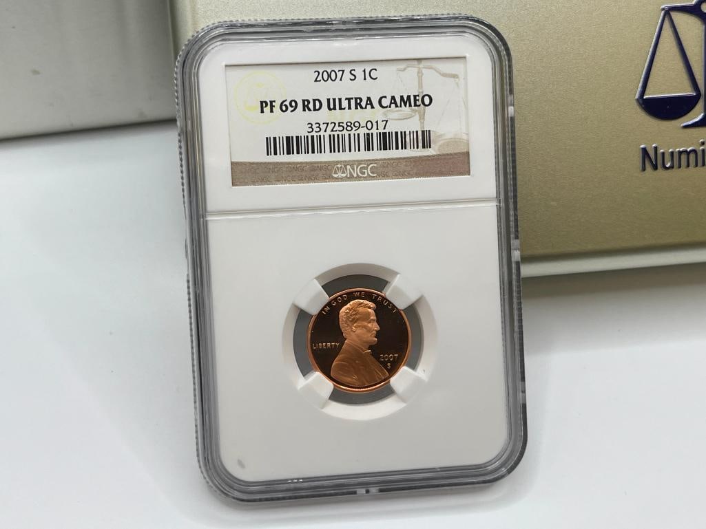 1999 - 2008-S U.S. LINCOLN PENNY SET GRADED BY NGC PF69 RD ULTRA CAMEO - 5