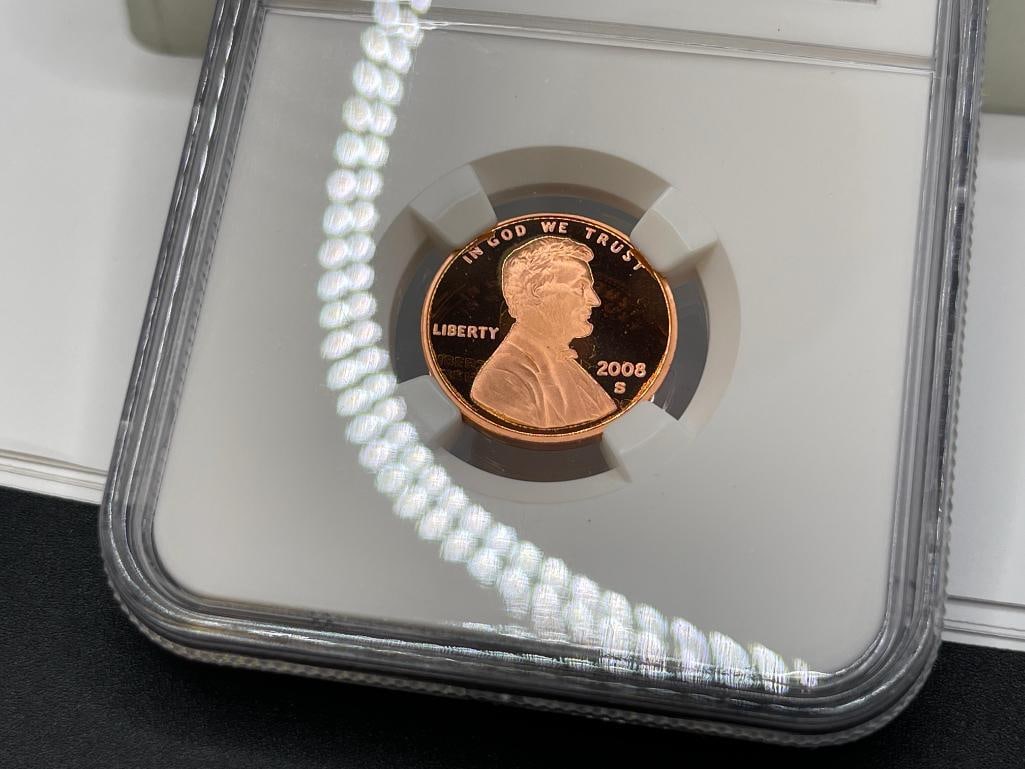 1999 - 2008-S U.S. LINCOLN PENNY SET GRADED BY NGC PF69 RD ULTRA CAMEO - 7