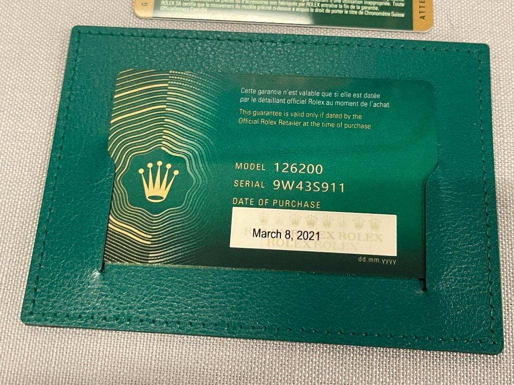 2019 ROLEX DATEJUST OYSTER PERPETUAL SUPERLATIVE CHRONOMETER WRISTWATCH - 17