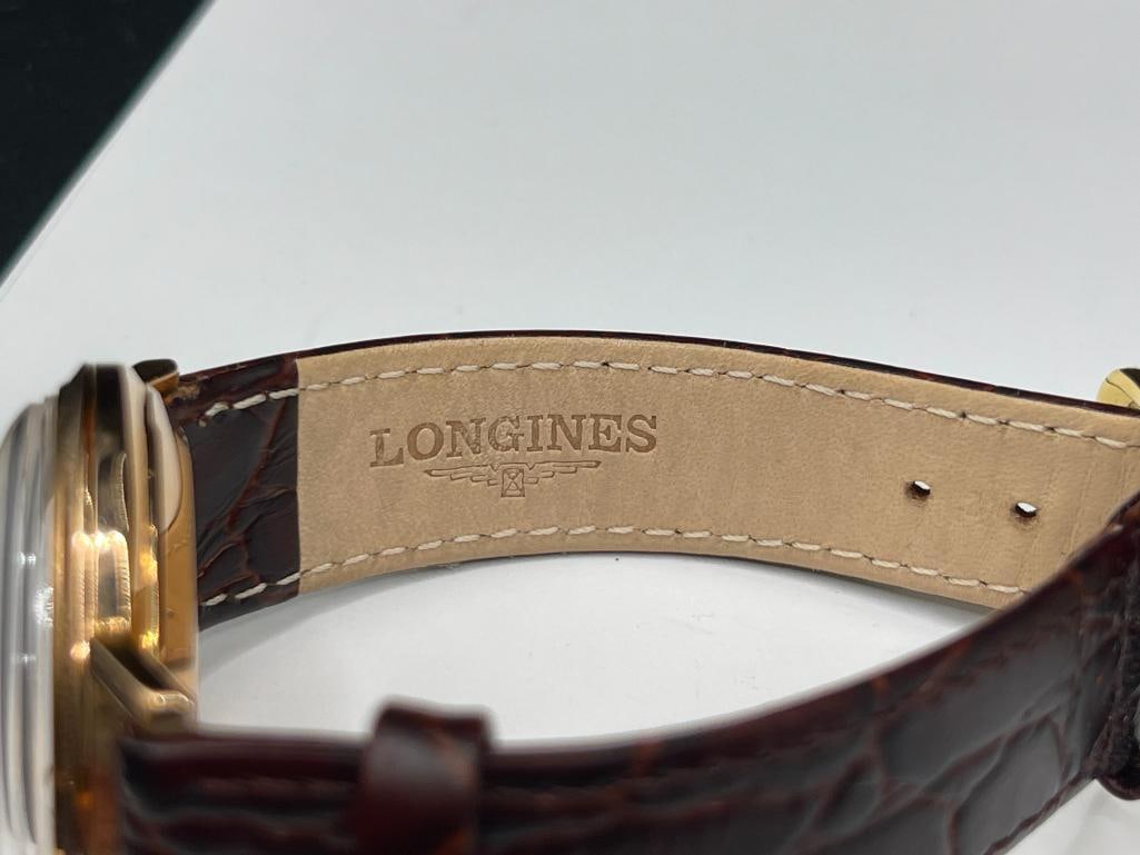 LONGINES FLAGSHIP AUTOMATIC 17 JEWELS WRISTWATCH FEATURING 18K ROSE GOLD CASE - 7